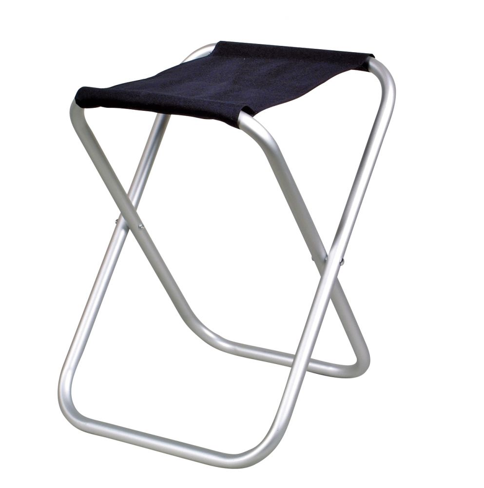 black foldable stool