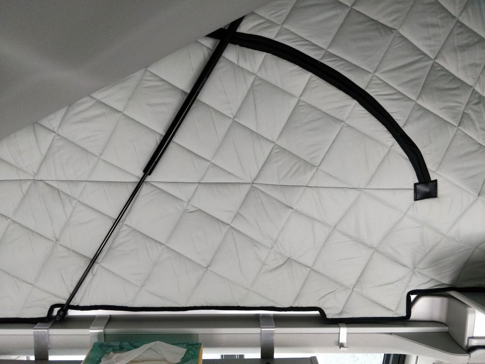 Pop top roof insulation